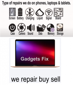 Gadgets fix repair macbook & Laptops